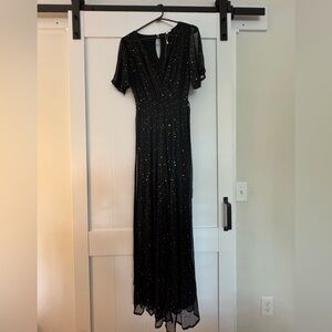 BalticBorn Elegant Black Evening Dress